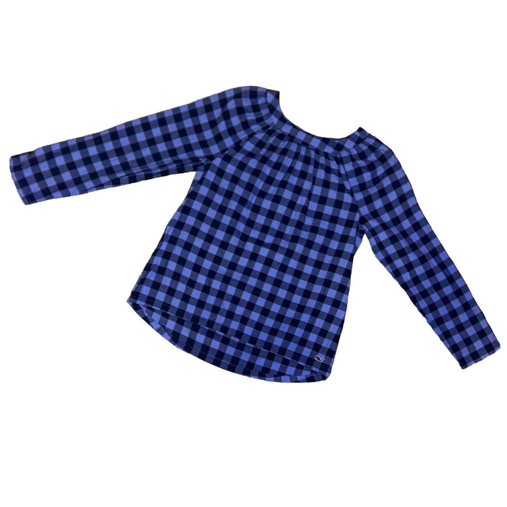 Vineyard Vines Blue Checkered Shirt size M